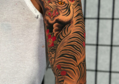 Japanese traditional tiger sleeve